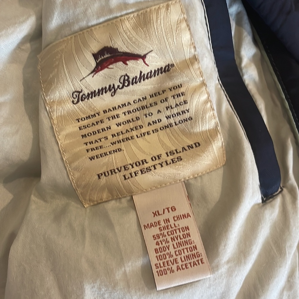 Tommy Bahama Men’s Full Zip Jacket - Picture 3 of 3